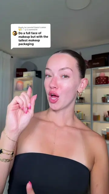 Replying to @Lennie!!(sero’s amor💛)⋆.˚༄ full face of makeup with the tallest pa