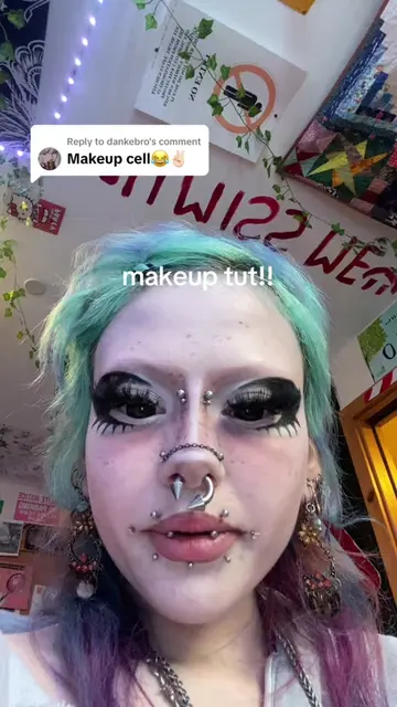 Replying to @dankebro ty for ur support ❤️ #altmakeup #makeuptut #alternativemak