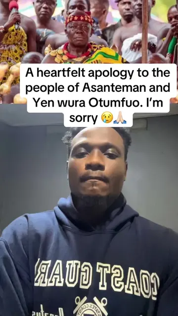 A heartfelt apology to the people of Asanteman and Yen wura Otumfuo. I’m sorry �