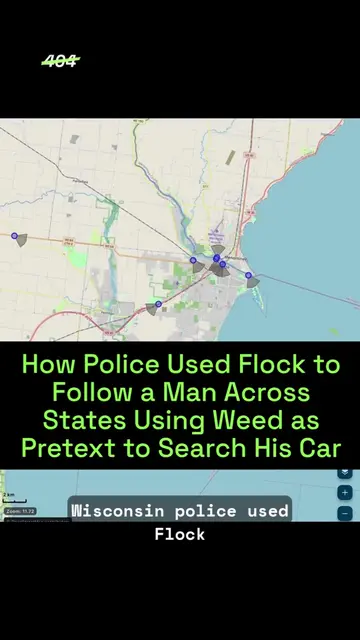 Police in Wisconsin used Flock to determine that a man “travels to Michigan freq