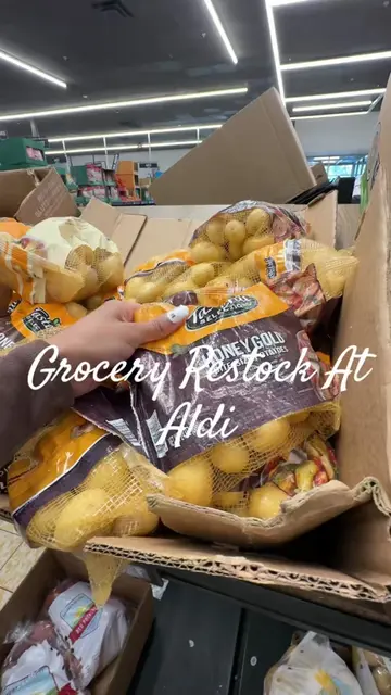 Come shop with me @Aldi UK to restock on our monthly staples #fyp #viral #aldi #