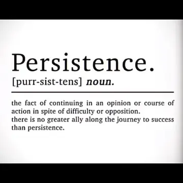 Be Persistence. #motivation #rich #success 