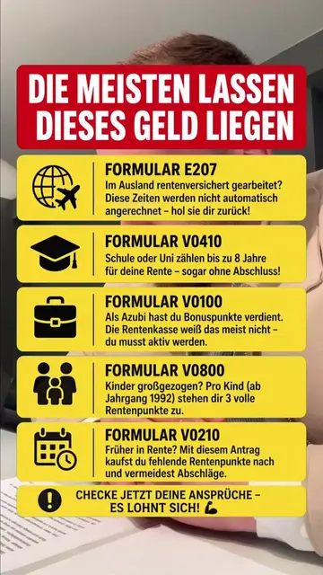 Viele kennen ihre Rentenansprüche gar nicht – und verschenken dadurch bares Geld