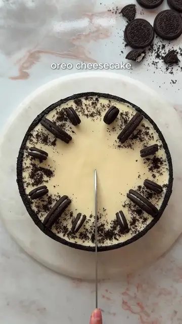 No Bake Oreo Cheesecake 🖤 Lots of you have been asking about the Osta app! 🤍 J