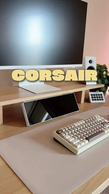 Tiny screen, big desk setup energy. ✨ #corsairxeneonedge #techtok #corsair #Gami