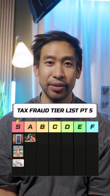 Tax fraud tier list... You can't just slap a "business expense" label on your pe