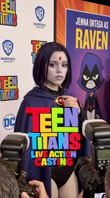 THE TEEN TITANS JUST APPEARED ON THE RED CARPET! #pixverse #pixverseai #teentita