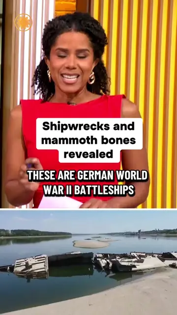 Water levels on the Danube River, the second longest in Europe, have dropped so 