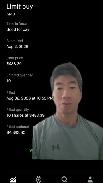AMD stock falls after earnings. #stocks #investing #amd