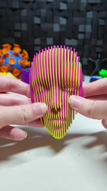 3D Printed Quantum Face Model from Makerworld  #fidget #fidgettoys #3d #fyp 