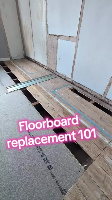 The how to on floorboard replacement.  Easy, simple and quick.  No more squeaks 