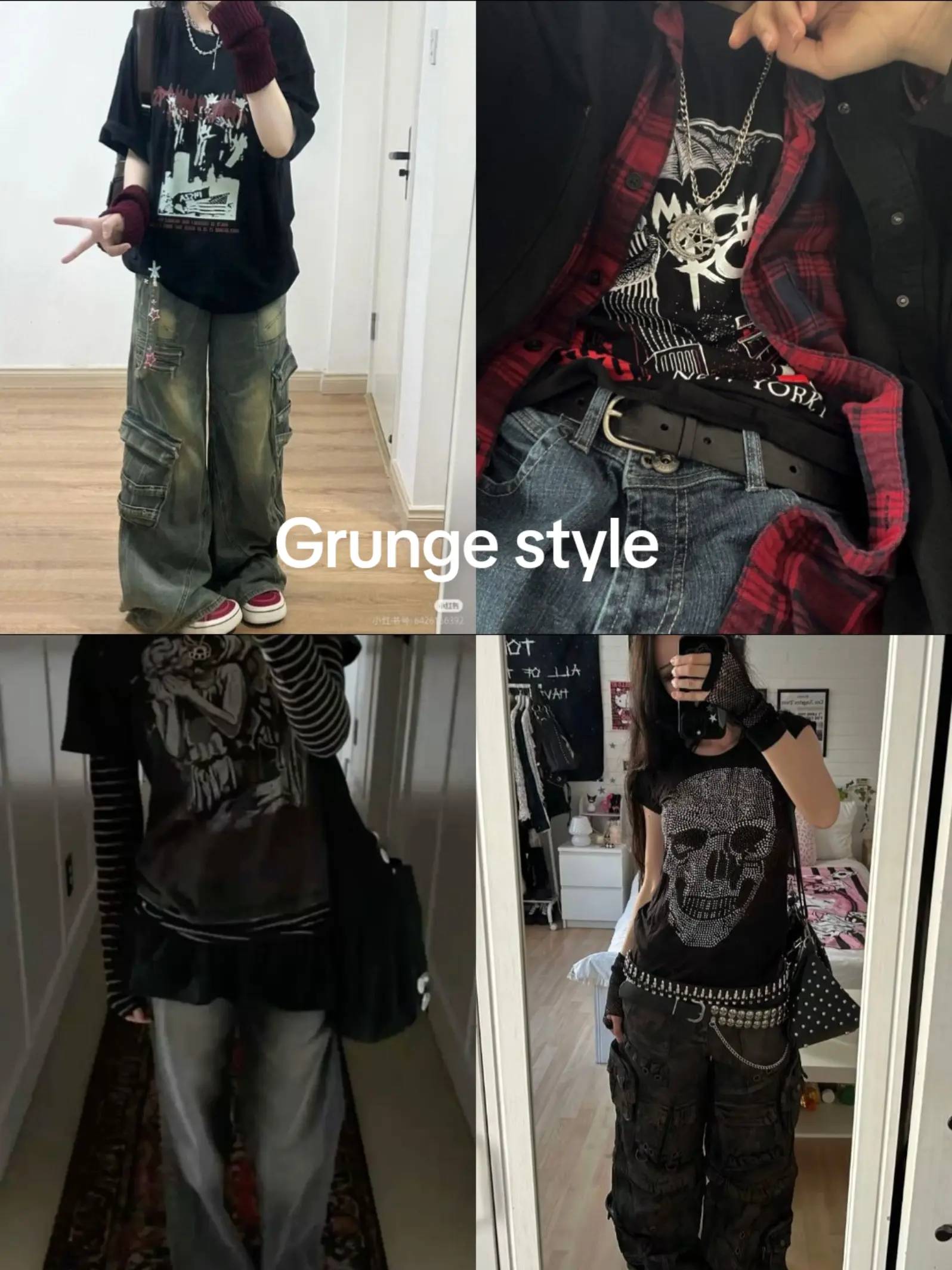 I love grunge #grunge #grungestyle #grungemakeup #viral #fyp 
