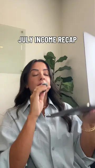 My highest earning month ever 🥹🫶🏼 this is revenue so I still need to deduct t