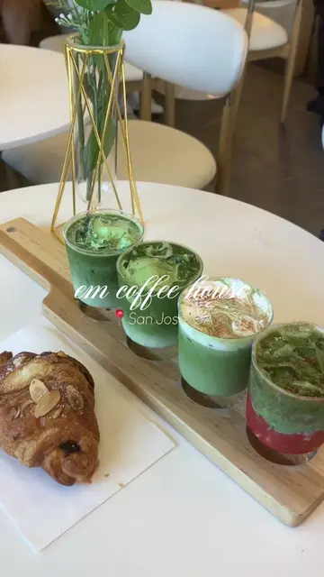 Come try a new matcha spot in the Bay Area with me! Em coffee house located in S