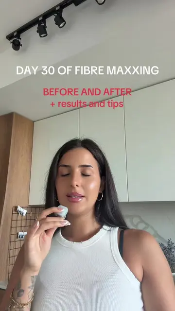 RESULTS ARE IN. Day 30 of fibre maxxing feat. @thirsty buddha 🥰 #fibre #health 