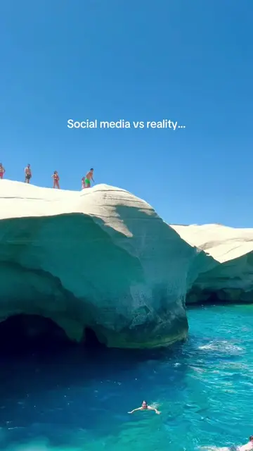 I survived the moon beach in Milos….  so much more respect for my little brother