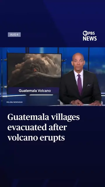In Guatemala, hundreds of people are being evacuated from villages near the Fueg