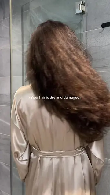 #damagedhair #healthyhair #glasshair #hairtransformation #hairtok