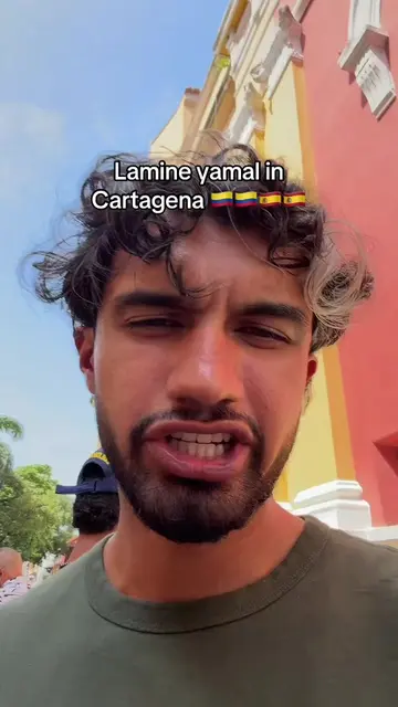 bro is celebrating the World Cup in Columbia #lamineyamal 