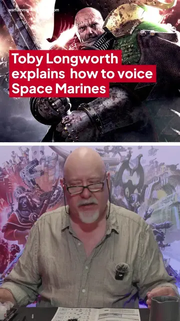 Dawn of War 4: Toby Longworth reveals how to voice Space Marines #Dawnofwar4warh