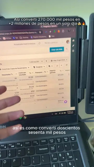 Convertí 200 mil pesos en más de 2 millones en 1 día 😰🤑 #dinero #marketing #ne