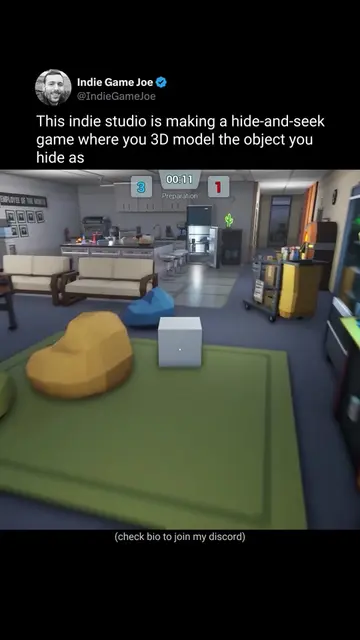Model your disguise from scratch and vanish into the map, or spot the chair that