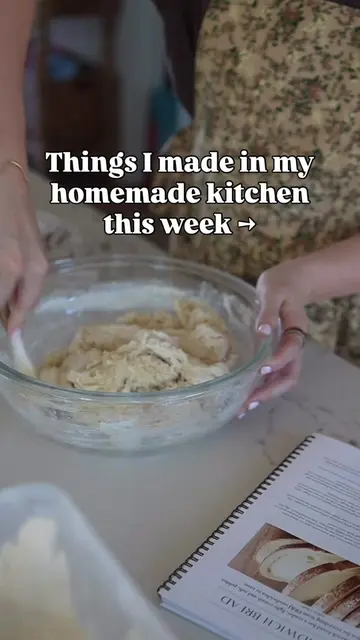 🏠✨ Another week in the homemade kitchen!  This is what from-scratch cooking act