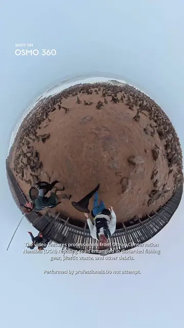 The rescue happens whether the camera is there or not. The camera makes it matte