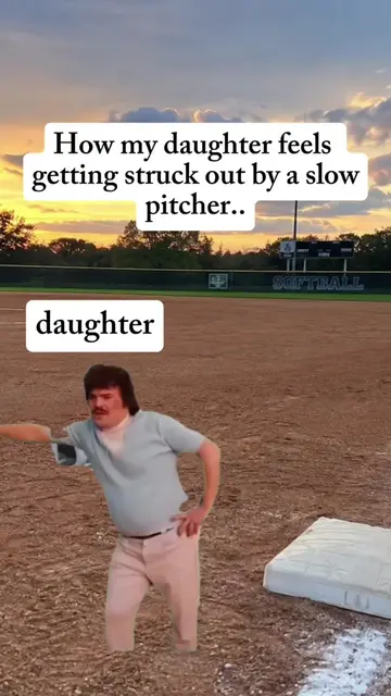 Getting struck out by a slow pitcher hits a little different. 😅 It stings in th