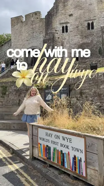 come with me to hay on wye - the world’s first book town 📖🧚⭐️  ohhhh this plac