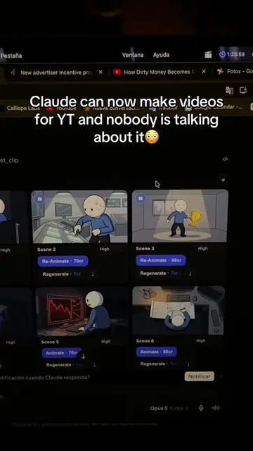 READ THIS🚨: i just made this whole video from Claude’s chat what i did was: 1- 