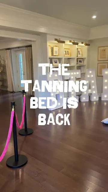 our take on a tanning bed 🛏️😉 we brought our b.tanning bed to @ARKANSASTRIDELT