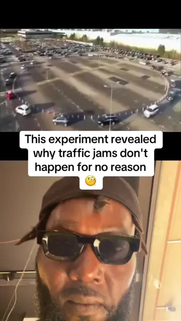 Many traffic jams are caused without any accident, roadworks, or lane closures. 