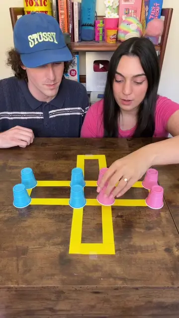 Who will jump to victory?!😈🏁 #GameNight #boardgames #games #coupleschallenge #