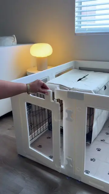 the cutest puppy corner 🐾🤍  #puppytiktok #amazonfinds #puppymusthaves #puppypl