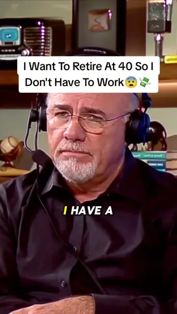Do You Want To Retire Early Too? 😳 #daveramsey #finance #ramsey #podcasts #rams