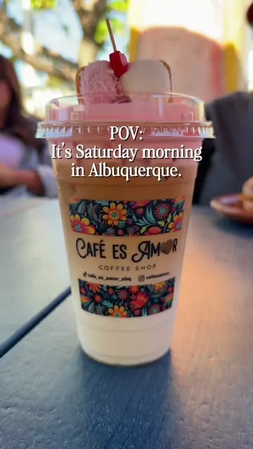 Saturday mornings at my favorite coffee shop in Albuquerque… @Café es Amor! 🥰  