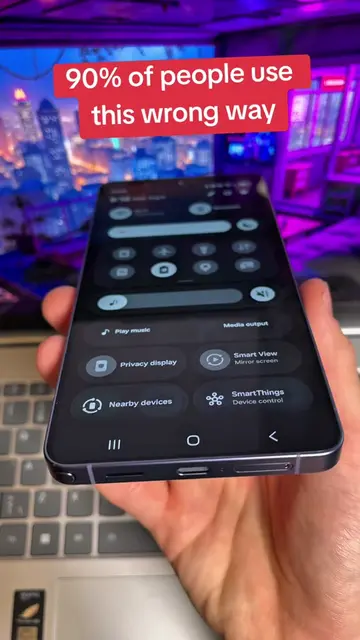 90% of people use this the wrong way on Samsung Galaxy  #setting #samsung  #phon