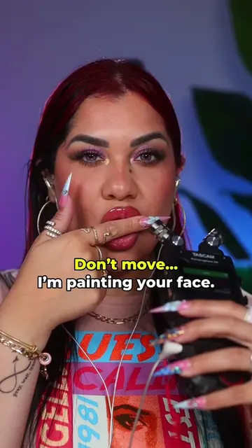 Come closer… I’m painting your face with the wettest, clickiest mouth sounds. 🎨