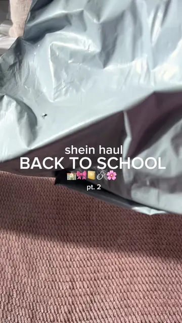 BACK TO SCHOOL 🏫🎀🔗🌟 #shein #sheinhaul #sheincares #sheinforall #asmr 