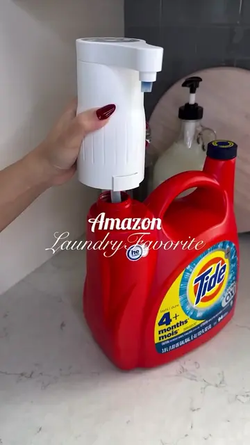 No more heavy lifting or manual measuring 🤌 Shop this laundry detergent dispens