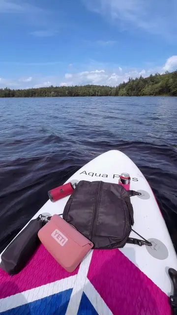 a few of my paddle board essentials for summer☀️ - My inflatable board is from A