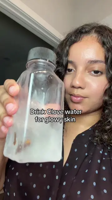 This homemade drink it’s everything for my skin and gut health #clovewater #Glow