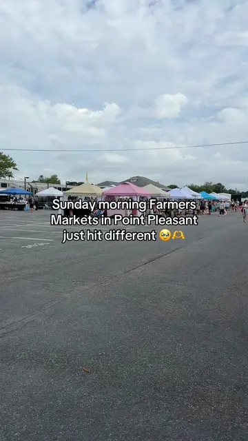 Head on over to downtown Point Pleasant Sunday mornings for the Point Pleasant F