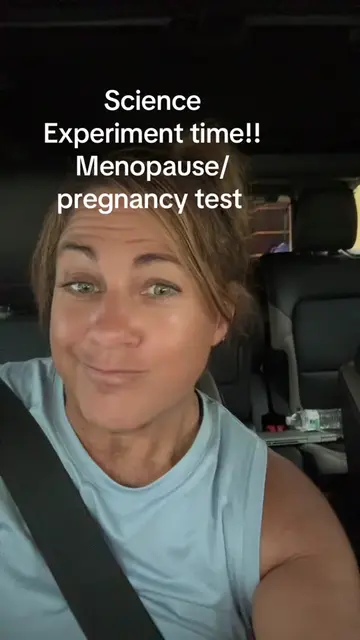 This experiment was a little entertaining! I think everyone in menopause are per