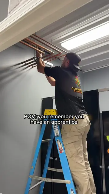 Great hustle, he’ll make a great plumber #plumbingservices #plumbers #plumbing #