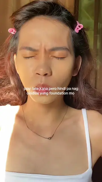 bahala na kung ma late basta mag oxidize lang foundation ko #makeup #enigmafound