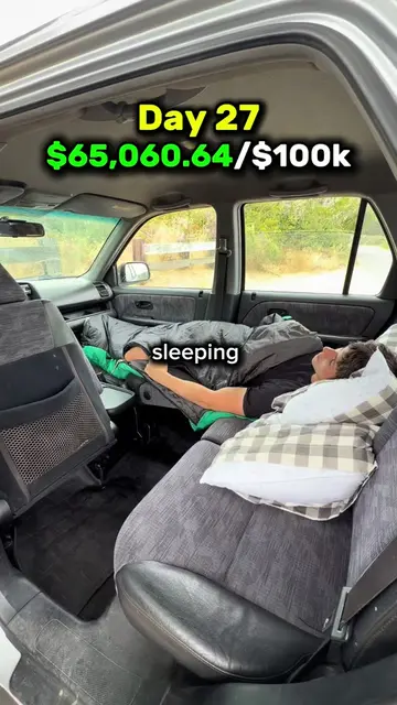 How I sleep in my car 😴- Day 27 Car Living until I Buy a House 🏡 