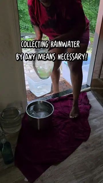 Patiently waiting for my hubby to build my rain barrel… Until then, every empty 