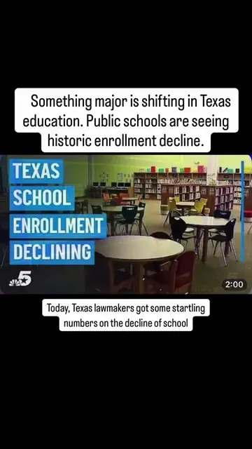 Something significant is happening in Texas. Public school districts across the 